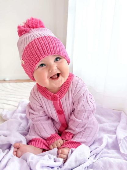 la-dolce-lollie-baby-beanie-pink-purple